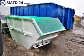 Siatki Ozorków - Siatka przykrywająca na kontener - zabezpieczenie przewożonych ładunków dla terenów Ozorkowa